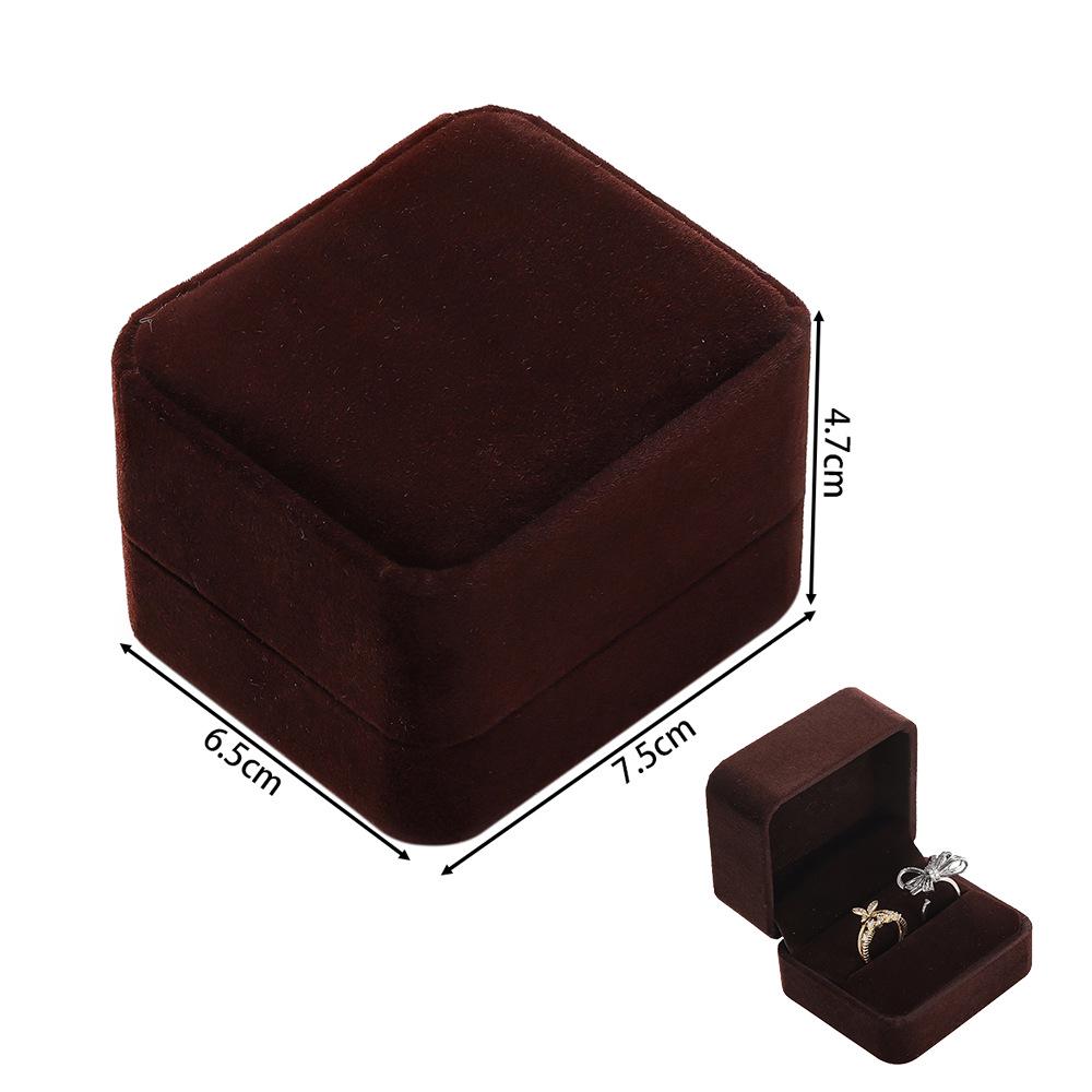 Rounded Flannel Jewelry Box for Rings, Earrings, Pendants, Bracelets, Bangles, and DIY Packaging.
