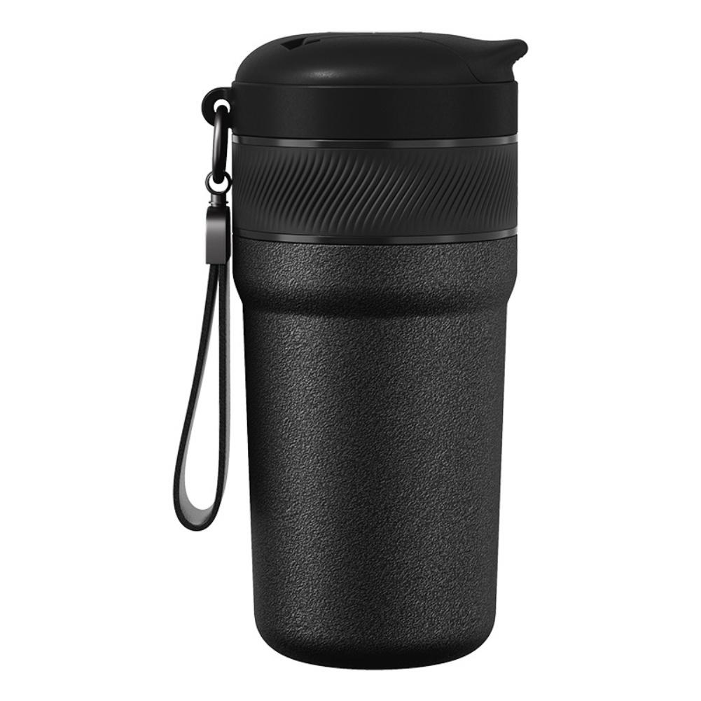 

1set 19.5*9.5cm Stainless Steel Coffee Grinder Integrated Cup Effortless Manual Coffee Grinder Coffee-Grinders Parts Coffeware чорний