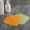 (Gray) Anti Clogging Silicone Drain Cover