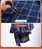 Men's Winter Fleece-Lined Plaid Shirt - Warm, Long-Sleeved Business Casual for Middle-Aged & Elderly, Plus Size Available