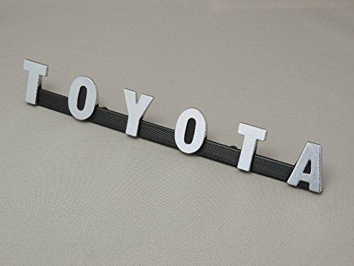 

подлинный отечественный подлинный TOYOTA Toyota подлинный Land Cruiser 40 FJ40 BJ40 передняя решетка эмблема эмблема Toyota состаренный износ ремонтные детали гальваническое покрытие