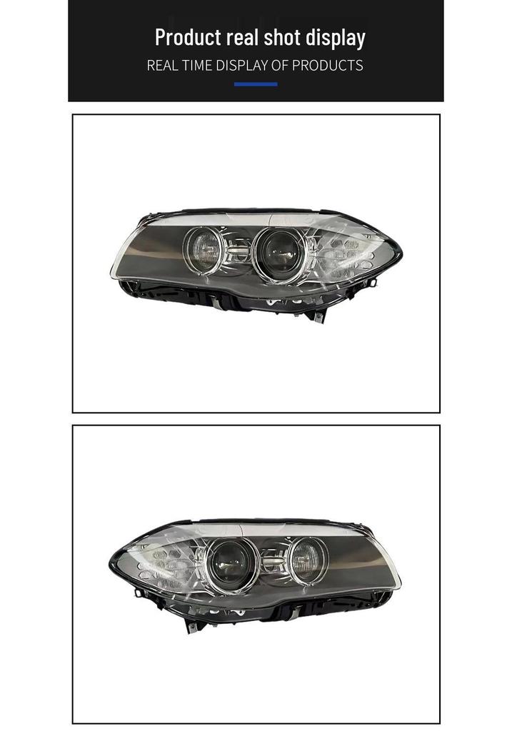 Compatible Xenon + Adaptive Headlights for BMW 5 Series F18 (2011-2013) - Part Nos. 63117271907, 63117271908