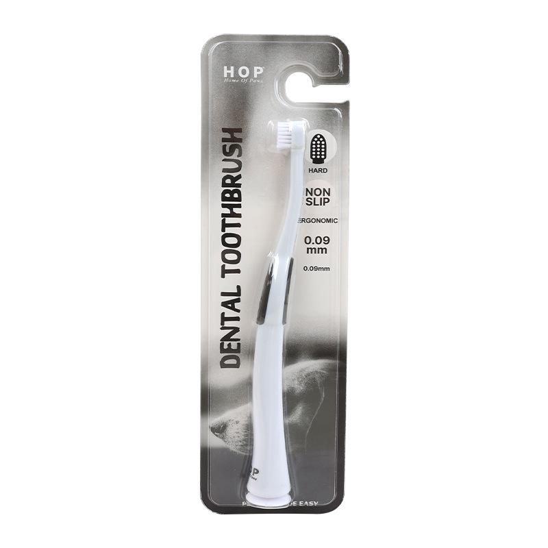 Pet Oral Care Set: Cat Toothbrush Kit with Small Head & Finger Brush - High-Density Bristles