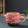 Classical Kiln Porcelain Mugs Hammer Pattern Cup Dining Table Coffee Mug Milk Cups Afternoon Tea Teacup Fruits Juice Container