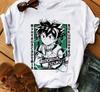 Japanese Anime My Hero Academia Graphic Fun Print T Shirt Fashion Women Retro Cotton T-shirt  Summer Loose Y2K Top T-Shirt