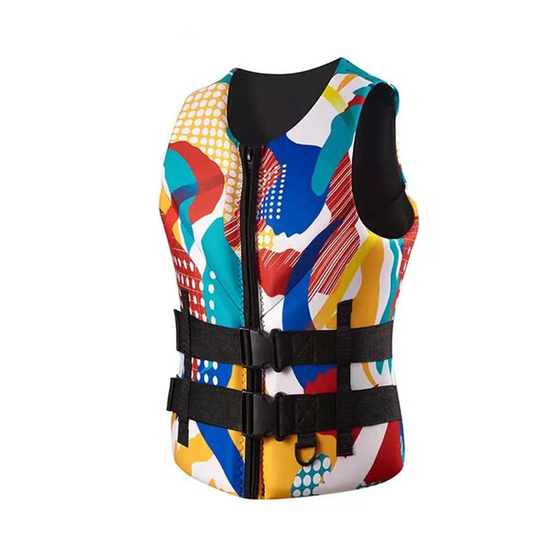 Vestă de salvare din neopren 2025 Outdoor Sporturi Acvatice Vestă de Flotabilitate Vestă de Pescuit Înot Surfing Drifting Caiac Flotabilitate Sigur