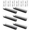6pcs Deterrent Metal Wall Spikes for Security Fences AntiClimb Design for Home and Garden Roof and Wall Protections