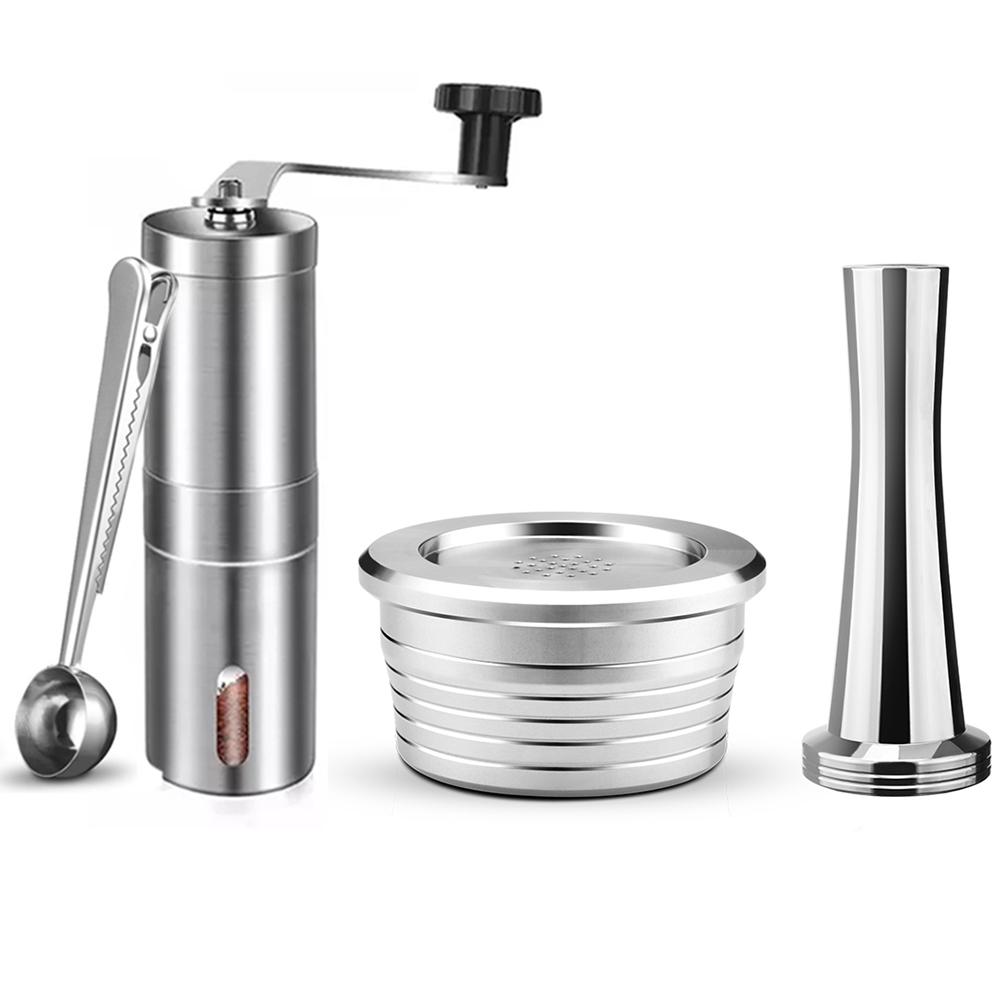 Para Máquina de Café Delta Q NDIQ7323 Cápsula Reutilizável Aço Inoxidável Filtros de Café Recarregáveis Copo Acessórios de Café