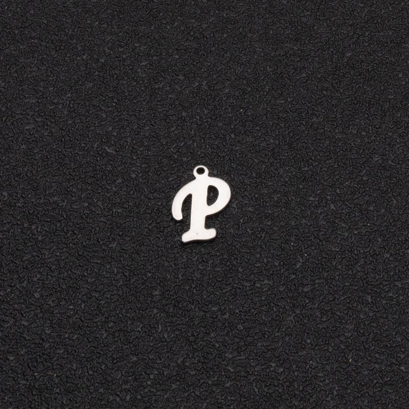 Custom Stainless Steel A-Z Letter Charms - Fade-Resistant DIY Pendants