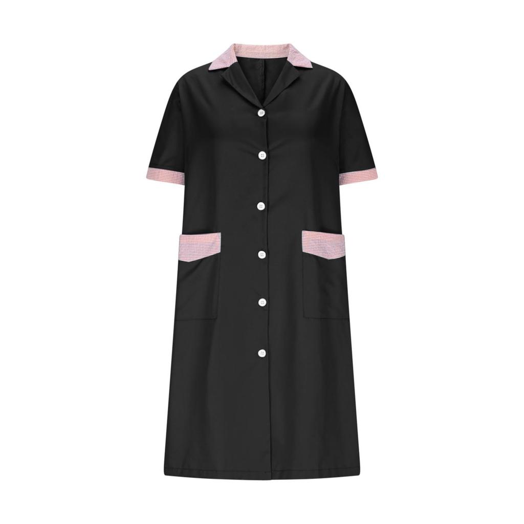 Uniformă de lucru pentru femei, la modă, cu mânecă lungă și scurtă, Slim Fit, uniformă de farmacist