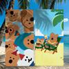Cute D-Dinotaeng Towel Beach Towel Travel Lightweight Skin Friendly for Pool Beach Camping Cruise Summer