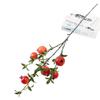 Hengrui Simulation Persimmon, Pomegranate, and Lemon Branches with Leaves for New Year Home Decoration