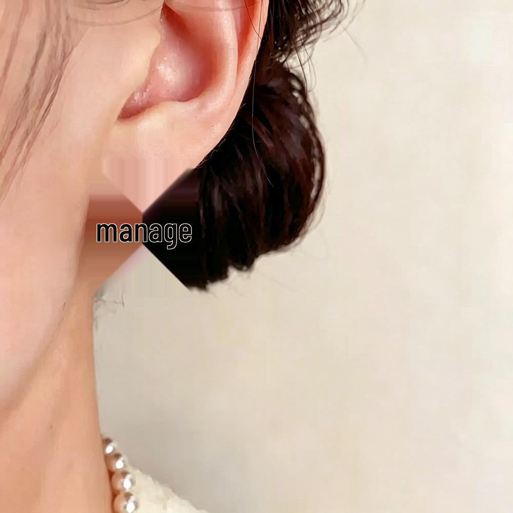 Irregular Twisted Matte Geometric Gold-Plated Stud Earrings for Women - Retro Design