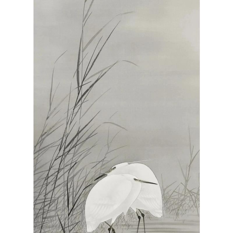 Chinese Ink Style Frameless Canvas Painting Decorative Art Printing Poster Image Home Living Room Bedroom Decor Frameless Gifts
