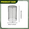 Garden Cage Animal Barrier Wire Cloche Ground Stakes Windproof Fencing for Small Plants Flowers