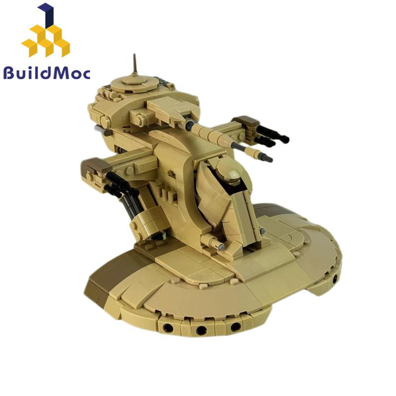 Buildmoc Space Wars Spaceship Tank AAT Fighter MOC Set Building Blocks Kits Toys for Children Kids Gifts Toy 667PCS Bricks