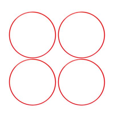 4Pcs 18 Inch Wheel Rim Protector ABS Scratch Resistant Self Adhesive Sporty Look Wheel Rim Guard