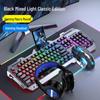Pioneer GX80 Wired Gaming Set: Mechanical Feel Keyboard, Mouse & Headset for Office & E-sports.