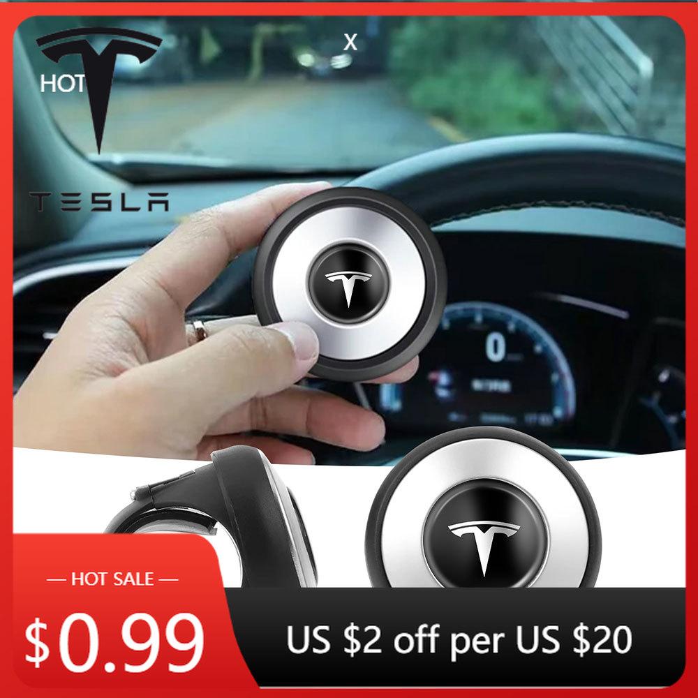 Car Sticker 2025 Hot Car Steering Wheel Booster Spinner Knob Bearing Power Handle Saving Kit For Tesla Model 3 S X Model Y Roads