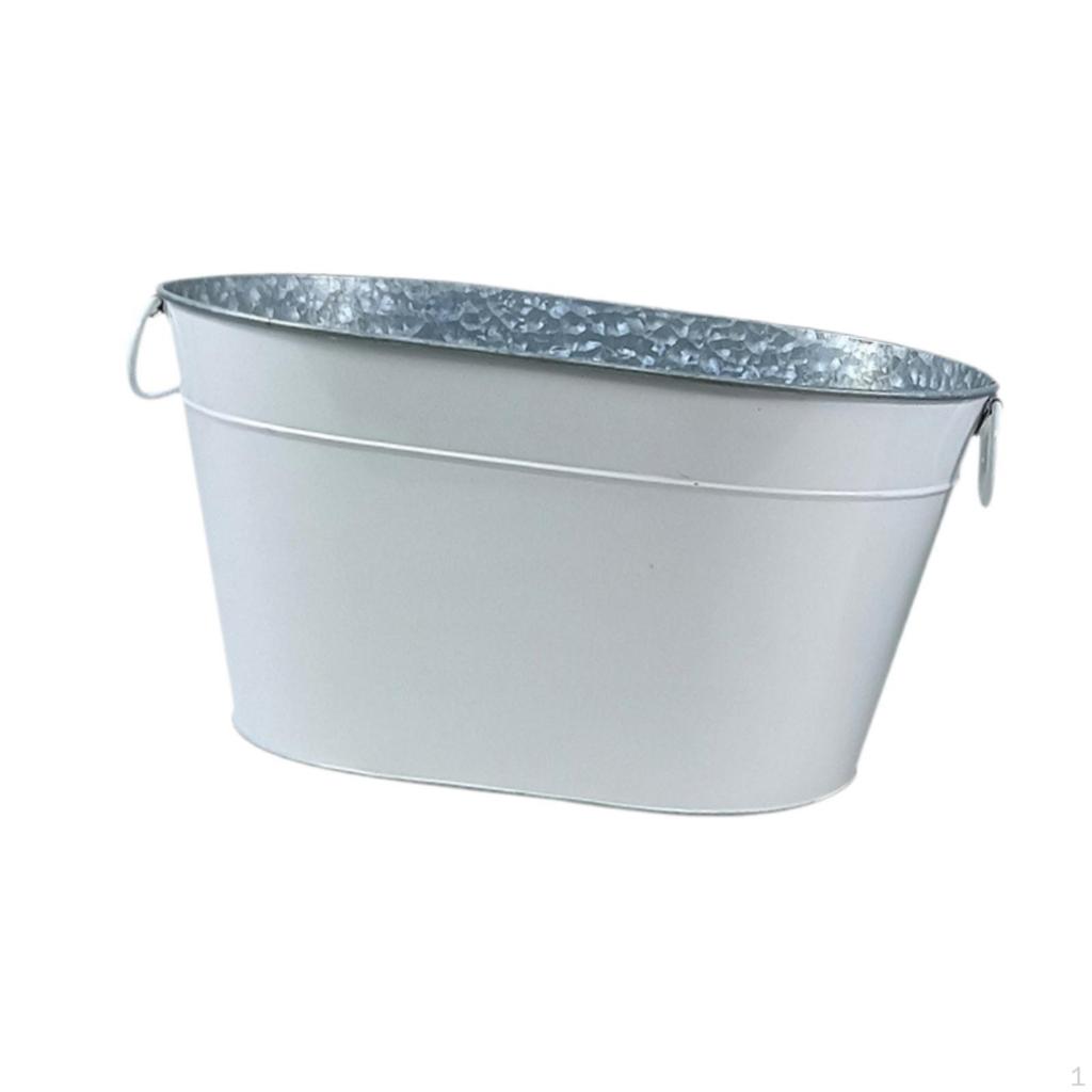Ice Bucket Beer Holder for Party,Storage Container,Ice Tub with Handle Drinks
