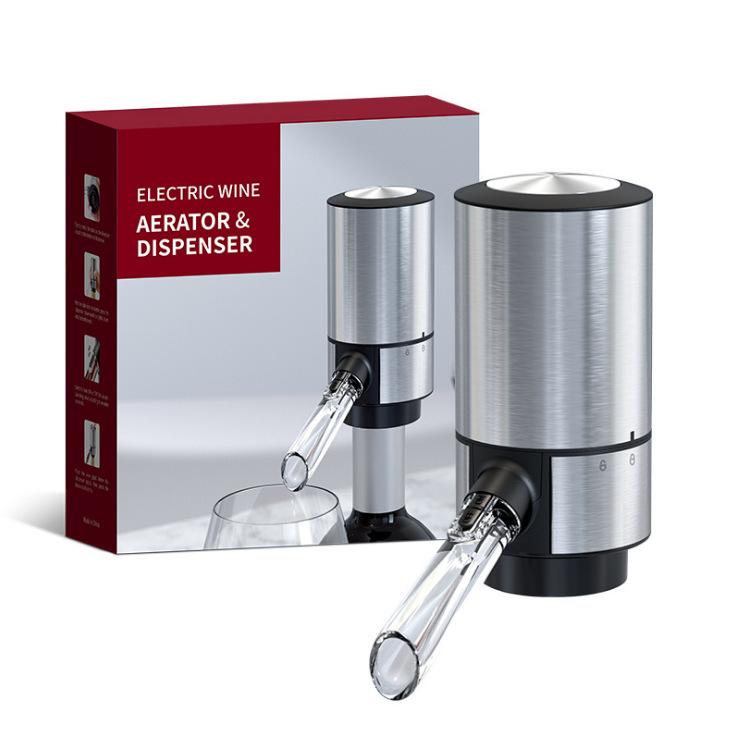 Weinkaraffe Trockenbatterie Elektrischer Weinausschenker Rotwein-Ausschenker Bankett-Weinaccessoires Abendessen-Date Weinausschenker