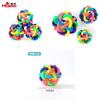 Colorful Bell Ball Small Size Rubber Braided Ball For Dogs Pet Toy Wholesale