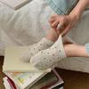 Polka Dot Socks, Women's Invisible Boat Socks, Spring and Summer Thin, Low-top, Shallow, Non-falling Heel Short Stockings