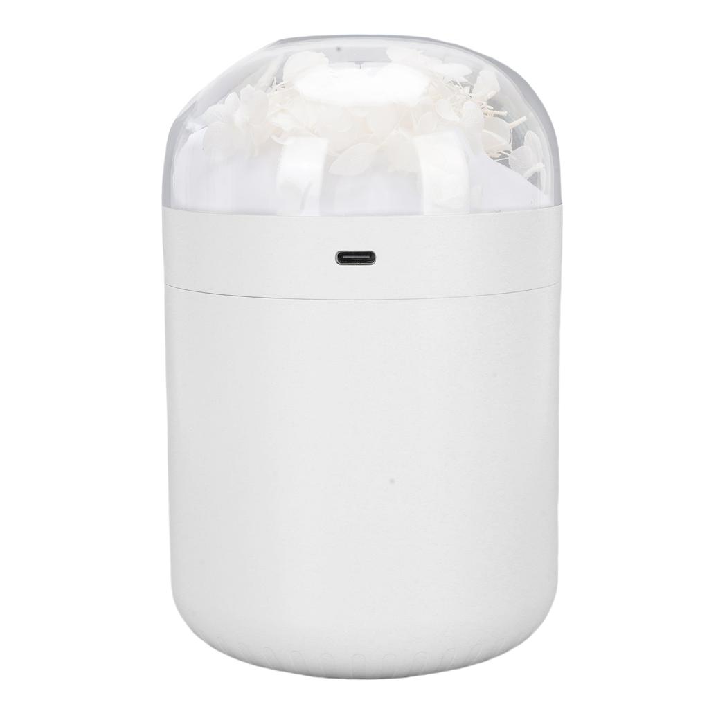 Eternal Flower Humidifier 2W 500ML Water   USB Powered Desktop Humidifier with 7 Color Light for Bedroom  