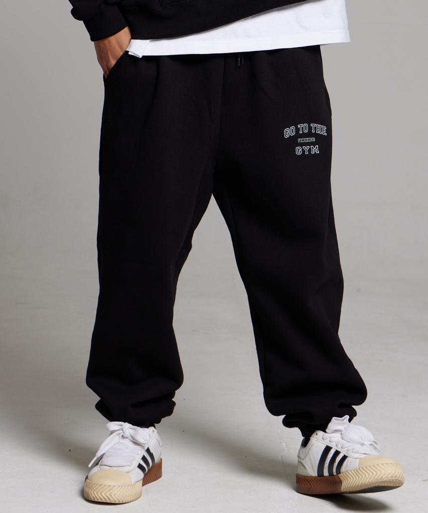 CREAM SODA LAB Go To The Gym Training Jogger Pants Black