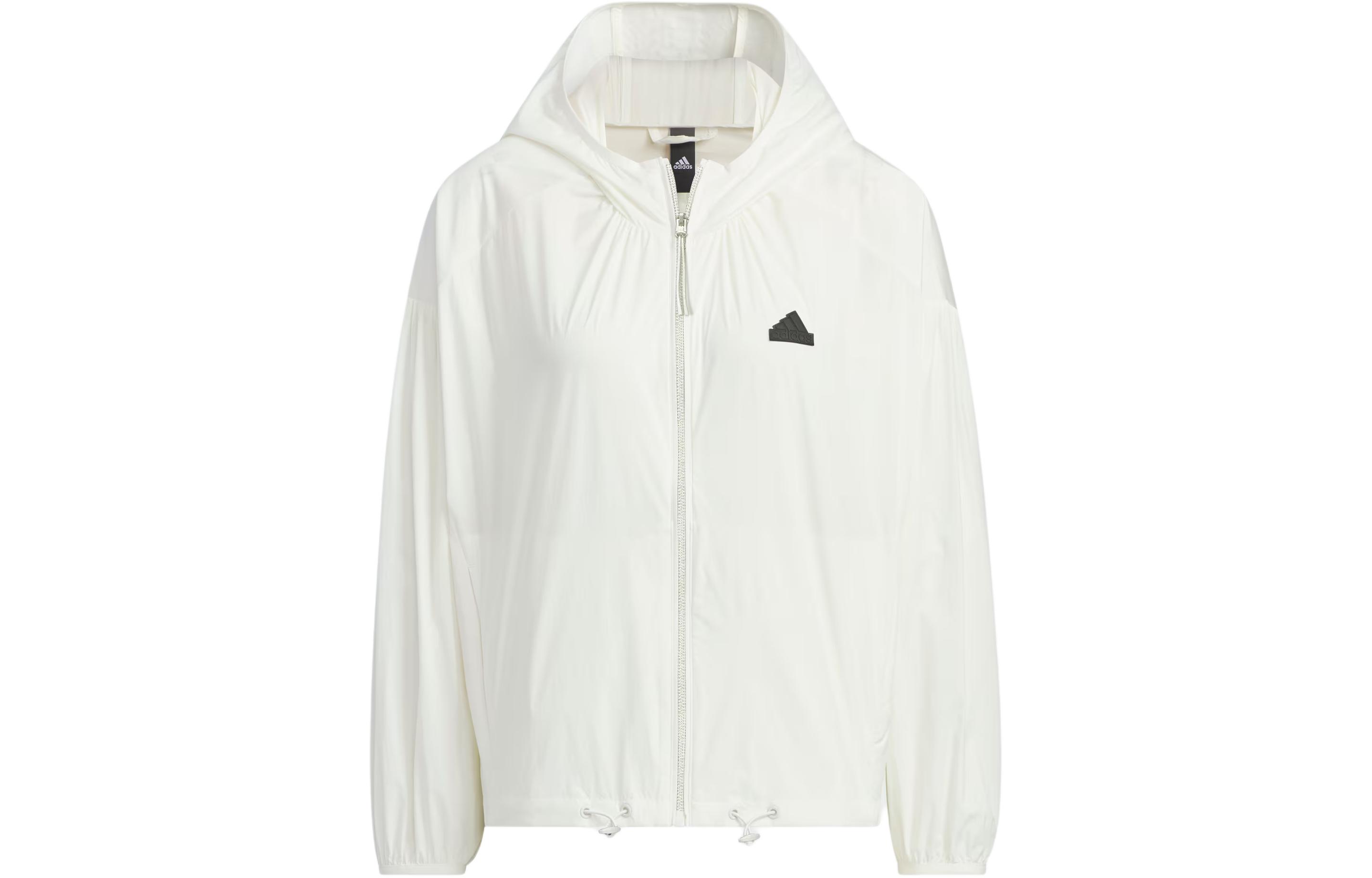 Adidas Windbreaker Jackets & Coats Women s Jade White IM8837 XL