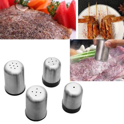 Utensile da cucina per sala da pranzo, contenitore per ampolla, contenitore per ampolla, per spezie, sale e pepe in acciaio inossidabile