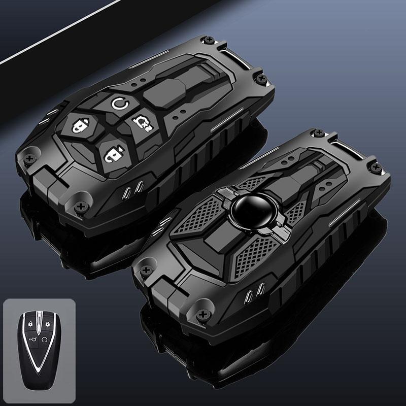 Zinc Alloy Car Key Case Cover For Changan Eado Unit Cs35Plus Cs55Plus Cs75Plus Smart Protected Keychains Interior Accessories