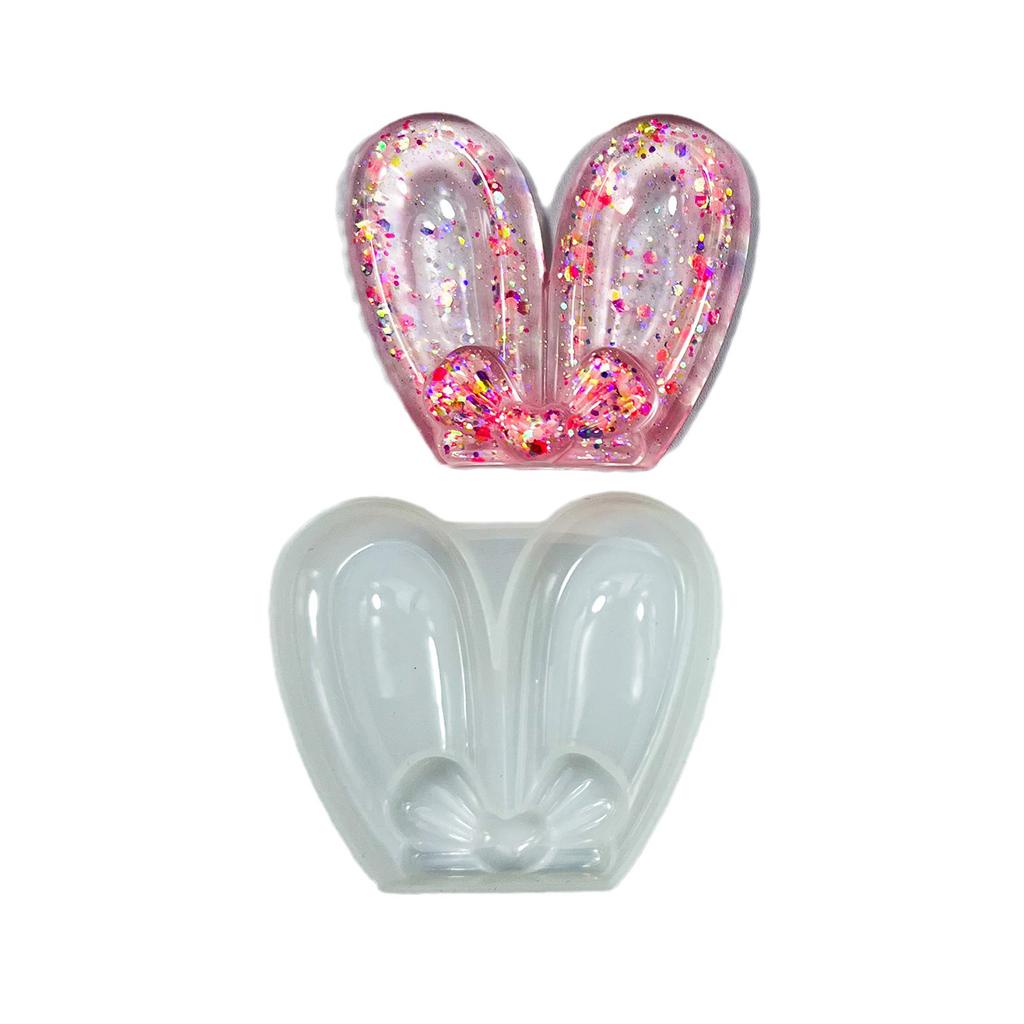 Cute Ear Shaped Silicone Molds Silicone Animal Ear Mold Silicone Crafts Moulds Perfect for Handmade Crafts and Parties
