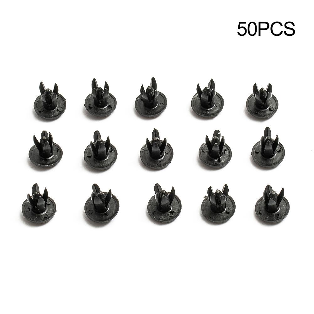 Push Pin Clips Accessories Car Exterior Mouldings 6mm Hole Dia Fastener
