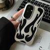 3D Flame Pattern Hollow Case For Samsung Galaxy S25 S24 Plus S23 S22 Ultra A55 A54 A15 A16 A26 A36 A56 5G Heat Dissipation Cover