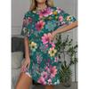Casual Versatile T-shirt Dress Comfortable Loose Crew Neck Casual Dresses
