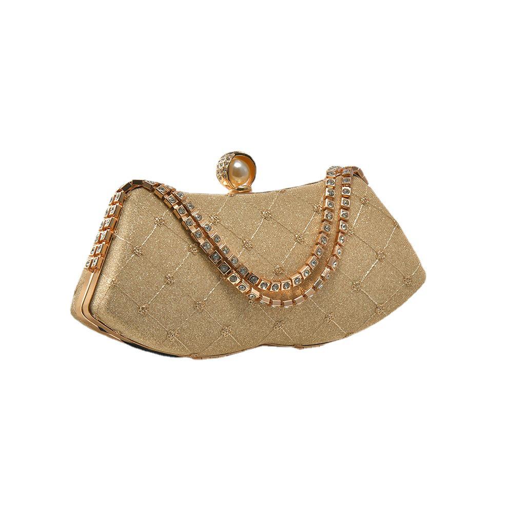 Plaid Personality Evening Clutch for Women – Spring/Summer Temperament Banquet and Underarm Handbag