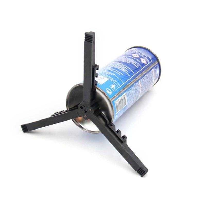 Folding Universal Fuel Can Canister Stand Tripod Stabilizer for Camping Stoves Compact Butane Gas for Tank Bracket Outdo