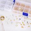 Alloy Accessories Jewelry Findings Set Earring Making Kit Lobster Clasp Open Jump Rings Repair Tools DIY Jewelry Making Supplies