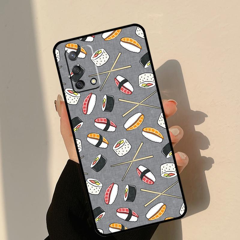 Japanische Sushi Essenshülle Für Oppo A80 A60 A40 A15 A16 A17 A57 A94 A74 A54 A76 A96 A18 A38 A58 A78 A98 A6 A5 Pro