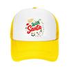 Sassy Christmas Santa Quote Typograp Mesh Baseball Cap Casual Hat Outdoor  For Womens Unisex FeUnisex