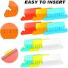 File Folder Tabs Hanging File Folder Labels 60 Sets Plastic File Tabs with erts for Hanging Files