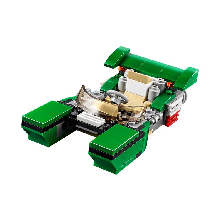 LEGO LOGO Creator 3 In 1 Green Convertible Building Blocks 122 Pcs/pzs 31056