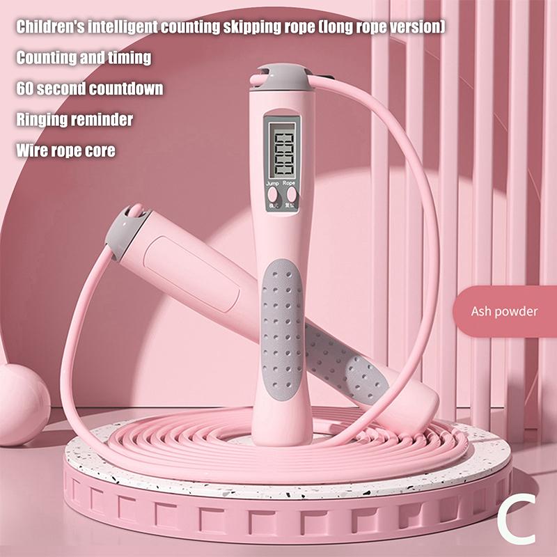 2.8M Digital Counting Jump Rope With Non-Slip Handle Adjustable Skipping Rope Jumping Rope With Counter For Kids Adults