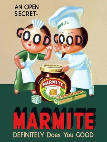 MARMITE NOSTALGIC Retro Metal PlaqueSign Pub Bar Man CaveAluminum 20x30cm(7.8x11.8inch)