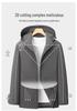 2025 Fall New Style Men's Jacket with Removable Hood - Casual Dad Coat