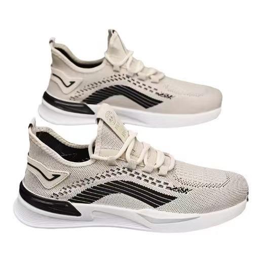 Summer Running Casual Breathable Men's Mesh Heightened Anti-slip Fly Weaving Student Sports Shoes Men's Shoes