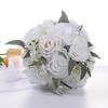 The Wedding Bouquet Is High-end and ElegantFeaturing Pearl Rose Hand-held Bouquets Artificial Flowers and Bride's Hand-held Bouquets