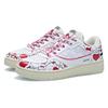 Li Ning Disney X  Synthetic Leather Quick-Dry Lightweight Breathable Low-Top Sneakers Women sneakers White Red AGCS146-1
