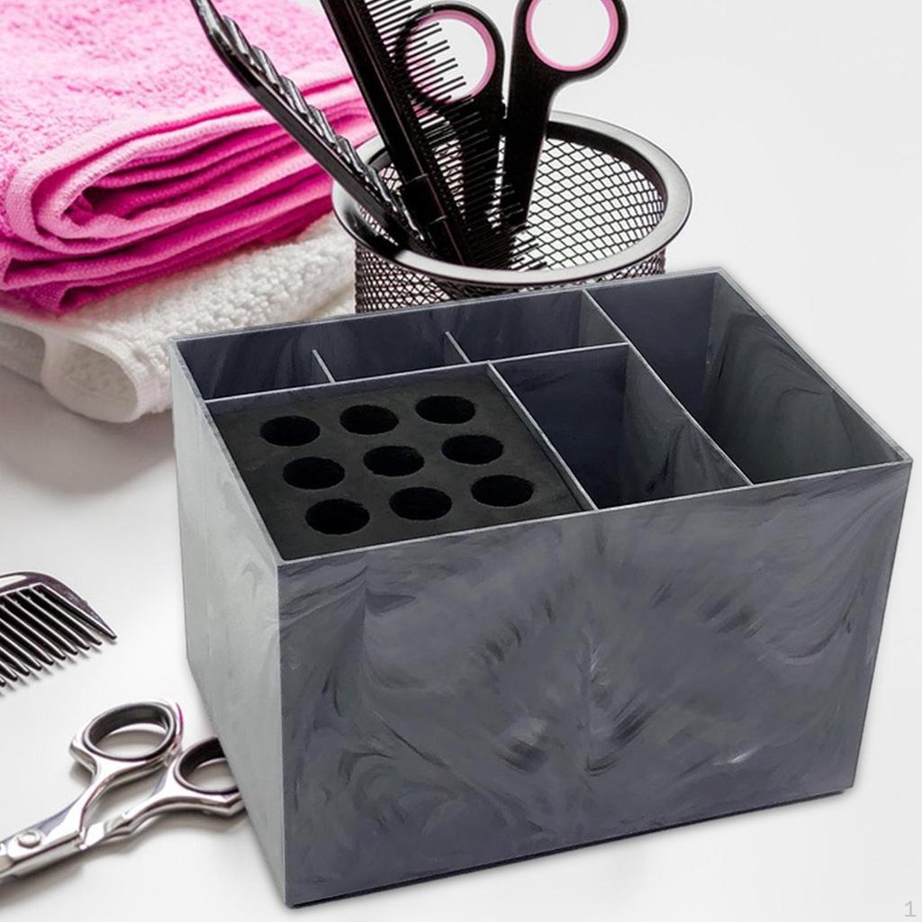 Friseur Werkzeug Lagerung Box Salon Organizer Abnehmbare Pinsel Kämme Haarbürste Halter